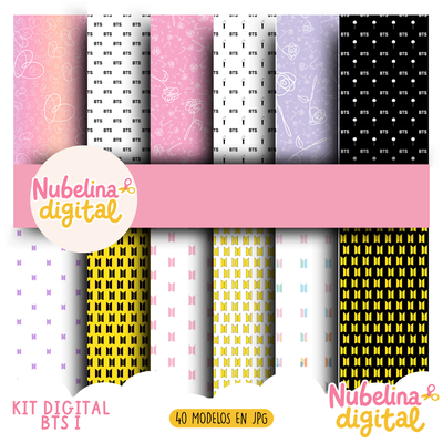 💜🎶 Kit Digital BTS 1 ✨🎨