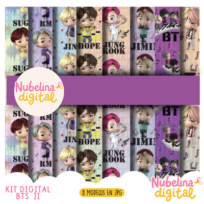 💜🎶 Kit Digital BTS 2 ✨🎨