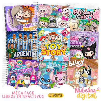 📚✨ MEGA PACK LIBROS INTERACTIVOS 🎨🎉
