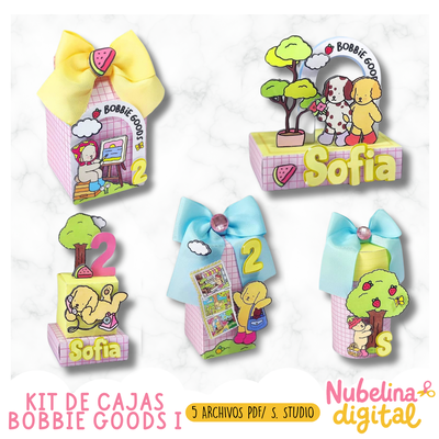 🍭🎀 KIT DE CAJAS BOBBIE GOODS 1 🎁✨