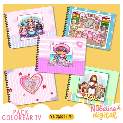 🎨🖍️ Mega Libro para Colorear IV 🐱🌸