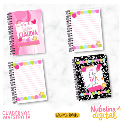 🍎📒 Cuaderno Día del Maestro 4 ✏️💖