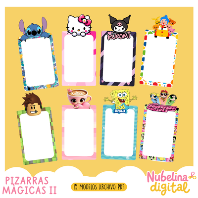 🖍️✨ Pack de Pizarras Mágicas II 🎨📚
