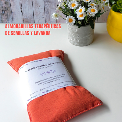 ALMOHADILLA DE SEMILLAS - MODELO MANDARINA