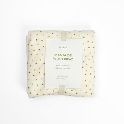 Manta de plush - Trix Verde