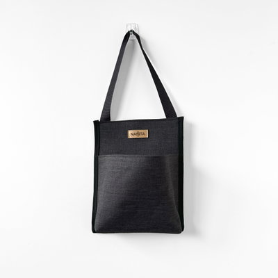 Bolsita p/auto Luanda - Negro Melange