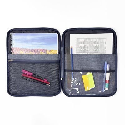 Organizador A4 Singapur - Azul Melange