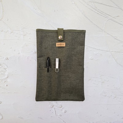 Nairobi funda de libro/tablet - Verde Melange