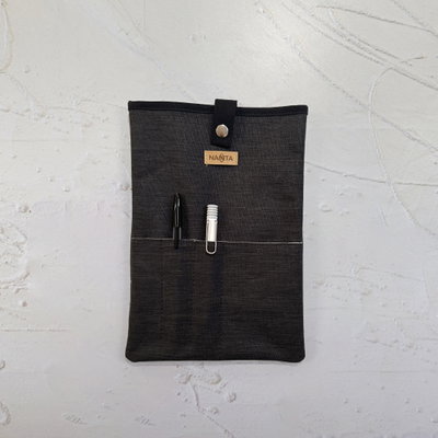 Nairobi funda de libro/tablet - Negro Melange