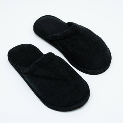 Pantufla Hombre Towel - Negra