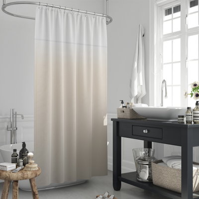 Cortina de Baño - Degrade Beige