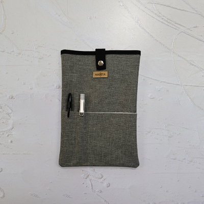 Nairobi funda de libro/tablet - Gris Melange