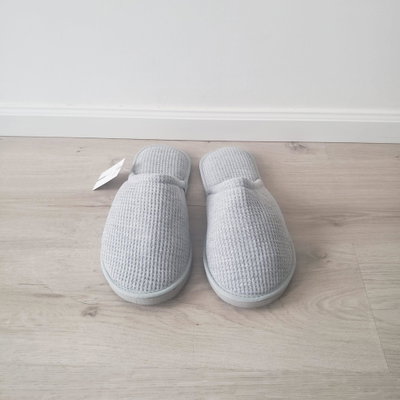 Pantufla Mujer Waffle - Gris