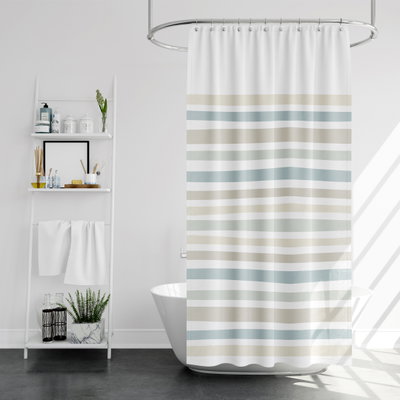 Cortina de Baño - Acuarela neutra