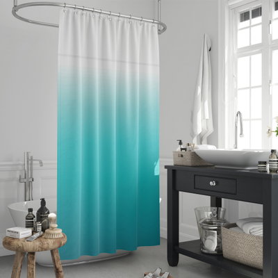Cortina de Baño - Degrade Aqua