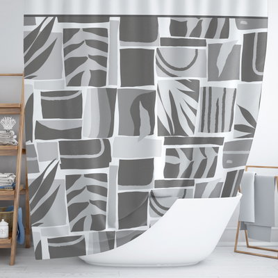 Cortina de Baño - Brick Gris