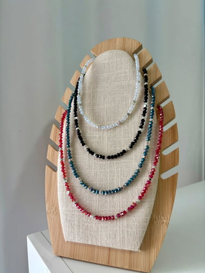 PACK COLLAR CRISTAL x 4u