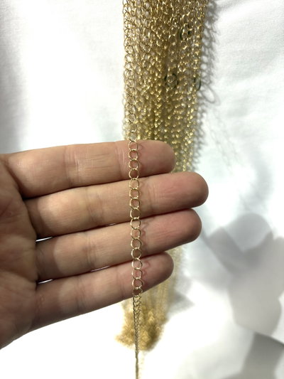 CADENA ALARGUE DORADA