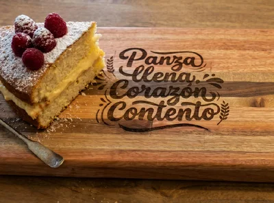 Tabla Panza Llena Corazón Contento