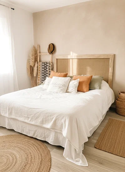 Respaldo Cama Kiri + Fibras Naturales