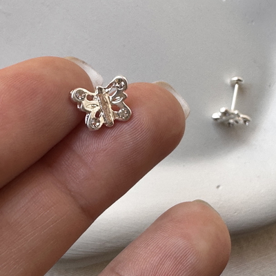 Aros Abridores Mariposa - Plata 900