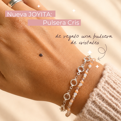 Pulsera CRIS + 🎁 - Plata Laminada 