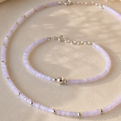 Set Prisma Rosa - Cristales+Plata 925