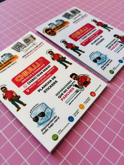 Plancha de Stickers x10