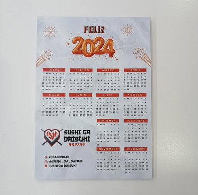 Calendarios Personalizados x20u