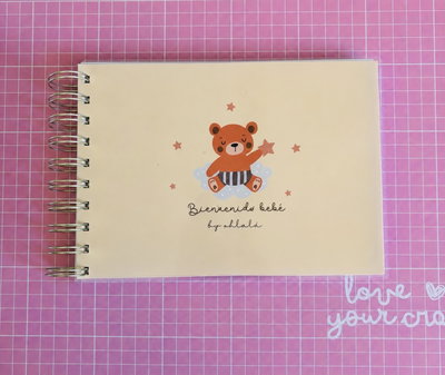 Cuaderno Bienvenido Bebé A5 - anillado