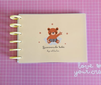 Cuaderno Bienvenido Bebé A5 - discos