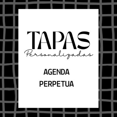 Agenda Perpetua - sistema de discos TAPA PERSONALIZADA