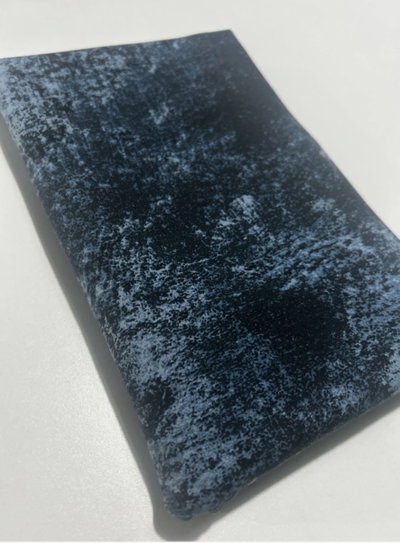 Algodón lycra Batik azul metro