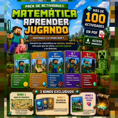 PACK MATEMÁTICA | APRENDER JUGANDO