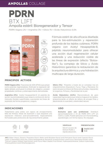 Collage Ampolla PDRN Btx Lift 15ml