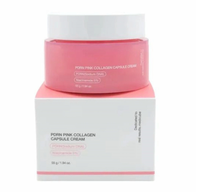 PDRN Pink Collagen Capsule Cream Crema Reparadora con Niacinamida 5 Koec
