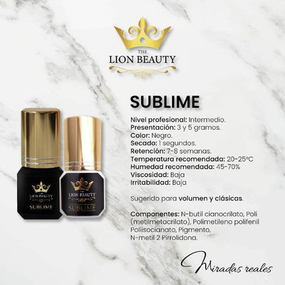 Adhesivo The Lion Beauty Sublime