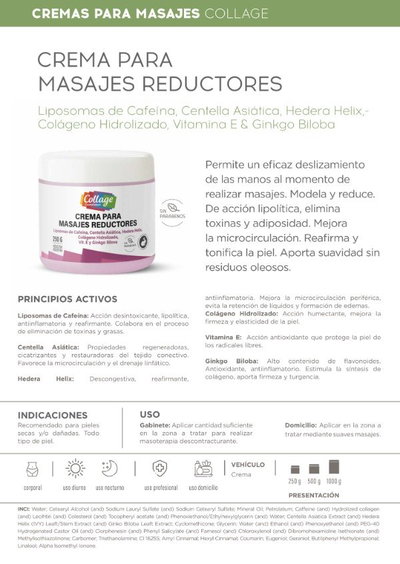 Collage Crema Reductores 250gr