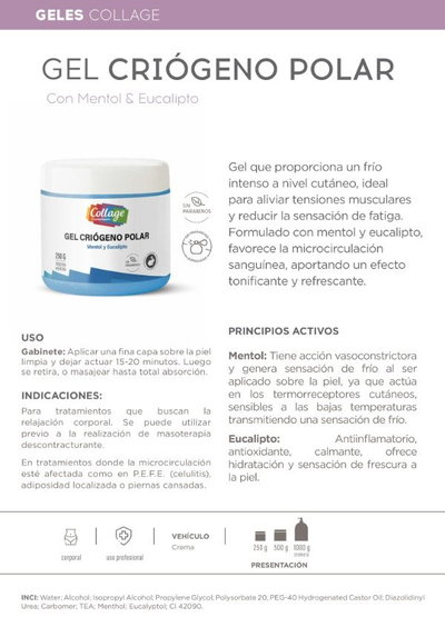 Collage Gel Criogenico Polar 500gr