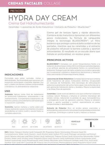Collage Hydra Day Cream Pistacho Crema Gel 50gr