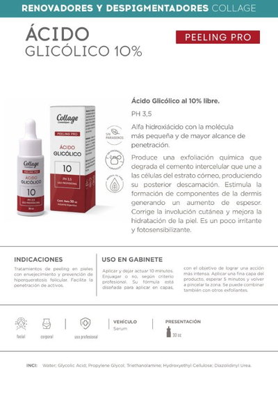 Collage Peeling Glicolico 10 30ml