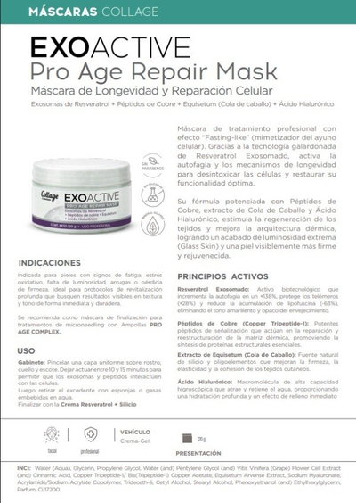 Collage Mascara Pro Age Repair Mask 120gr