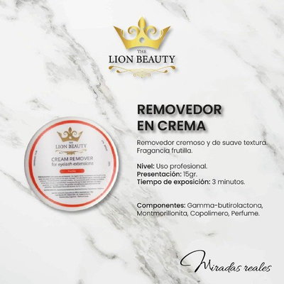Removedor en Crema Frutilla The Lion Beauty 15gr