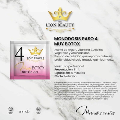Paso 4 Muy Botox The Lion Beauty 1gr
