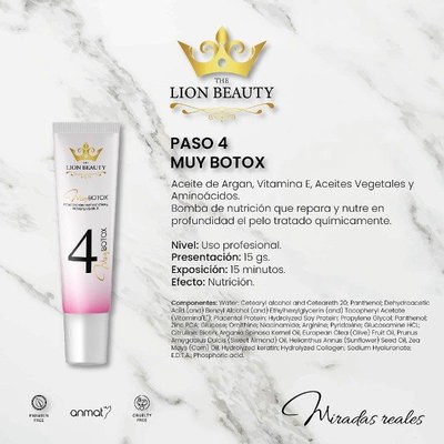 Paso 4 Muy Botox The Lion Beauty 15gr