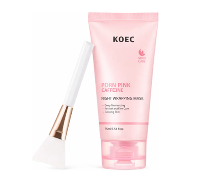 PDRN Pink Caffeine Night Wrapping Mask Mascarilla Nocturna Regeneradora