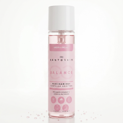 Santo Skin Bruma Facial Niacinamida y Centella Asiática Balance 100ml