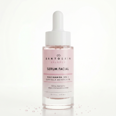 Santo Skin Serum Facial Balance Niacinamida y Centella Asiatica 30ml