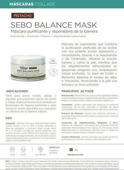 Collage Mascara Sebo Balance Mask 120gr