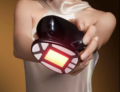 Masajeador Facial LED Rojo V-Lift con Microcorrientes y Calor Profesional